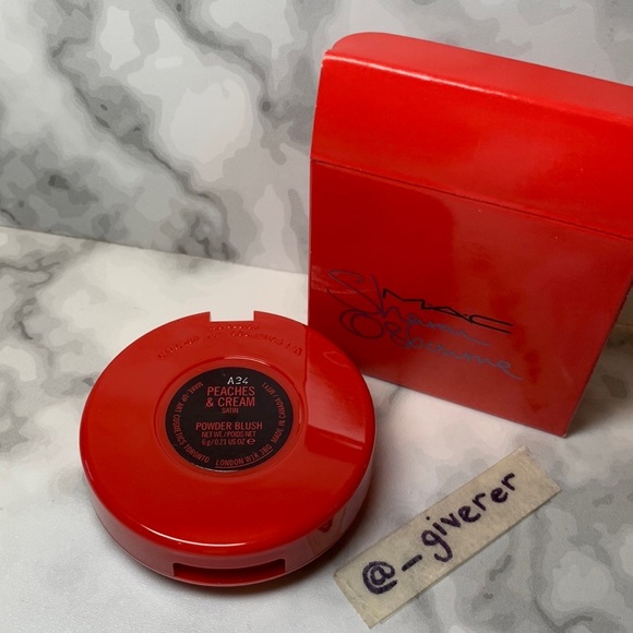 NIB Peaches & Cream Sharon Osbourne MAC Powder Blush - Picture 8 of 16
